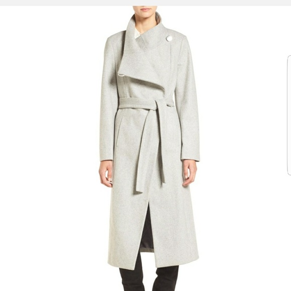 Kenneth Cole Jackets & Blazers - Fencer Melton Wool Maxi Coat